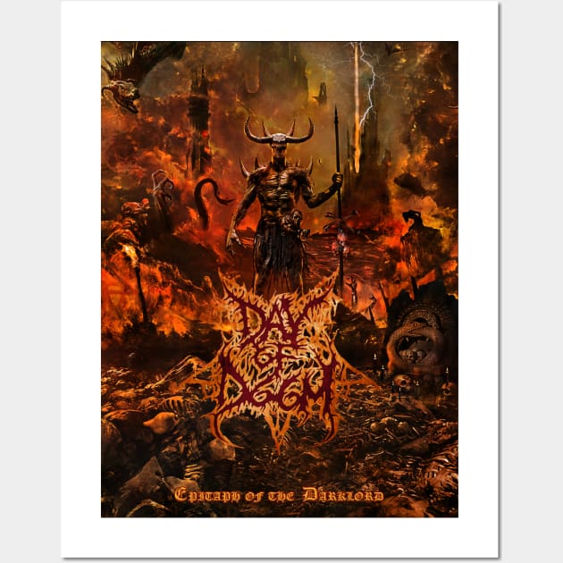 Day of Doom Epitaph of the Darklord Wall Art by HERVEY DESIGNS